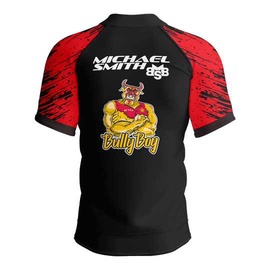 Shot Michael Smith Red Stripe Polo Dart Shirt Shot Michael Smith Red Stripe Polo Dart Shirt