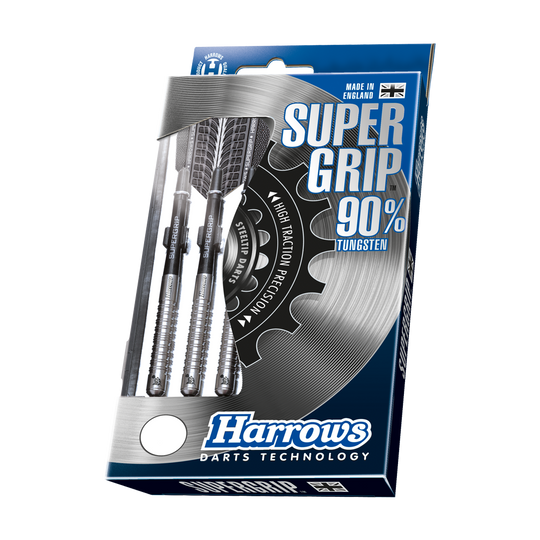 Harrows Supergrip 90% Tungsten steel darts