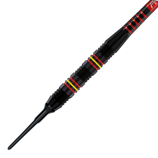 Winmau Outrage V2 Black Coated Brass Softdarts - 18g