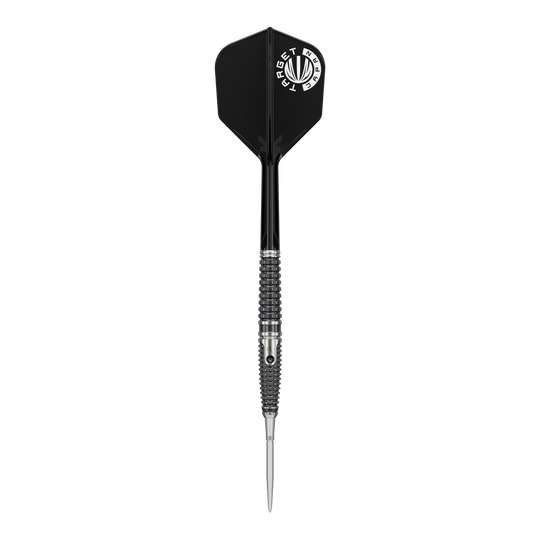 Target Japan Paul Lim The Legend GEN9 Swiss Point Steeldarts sind auf dem Bild zu sehen. Diese Darts sind speziell für Präzisionswürfe entwickelt.