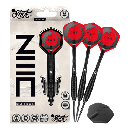 Shot ZEN Bomber Turbo Point steel darts