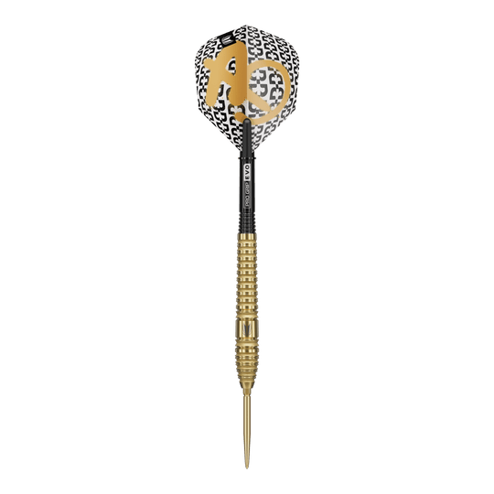 Zu sehen sind die Target Bolide Envy 03 Swiss Point Steeldarts. Das Produkt eignet sich für Dartspieler, die Wert auf Präzision legen.