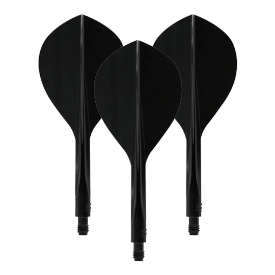 Condor Ax 120 Flight System Teardrop - Black Hier ist das Condor Axe 120 Flight-System Teardrop in Schwarz abgebildet. Es handelt sich um einen Flightsatz für Darts.