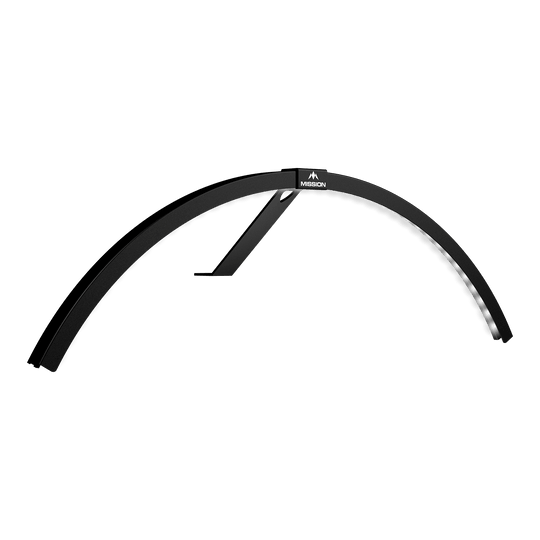 Mission Torus 120 LED Lighting System - Black Darstellung des Mission Torus 120 LED Beleuchtungssystems in Schwarz. Diese LED-Beleuchtung sorgt für gleichmäßige Ausleuchtung.