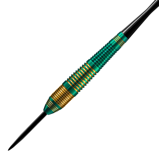 Harrows Vivid Brass Green steel darts