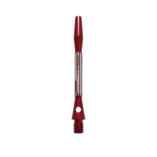 Bulls NL Flash 2 Aluminum Shafts - Red - 46 mm Das Foto zeigt die Bulls NL Flash 2 Aluminium Shafts in Rot, 46 mm lang. Die Shafts sorgen für mehr Haltbarkeit bei Dartpfeilen.