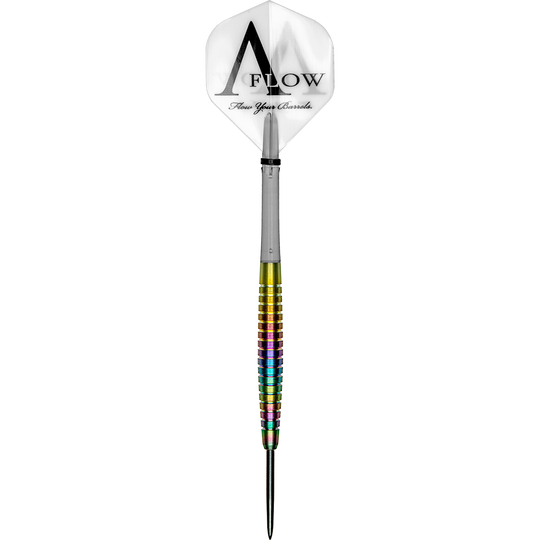 Dynasty Fallon Sherrock AFlow Black Line Rainbow Steeldarts - 23g