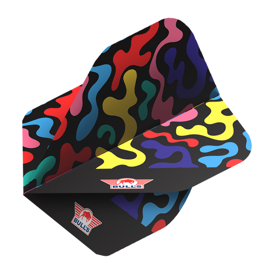 Zu sehen sind Bulls NL Player Ricky Evans No2 Standard Flights. Die Flights sind für Darts geeignet.