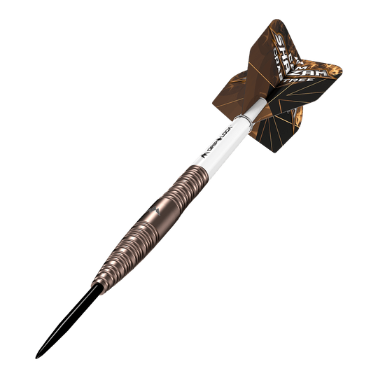 Mission Cam Crabtree V2 95% Tungsten Steel Darts Mission Cam Crabtree V2 95% Tungsten Steeldarts sind auf dem Bild zu sehen. Sie bestehen aus hochwertigem Wolfram und sind speziell für den Dartsport entwickelt.