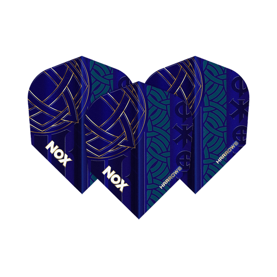 Harrows Nox No6 Flights Auf dem Foto sieht man die Harrows Nox No6 Flights. Es sind Ersatzflights für Dartpfeile.