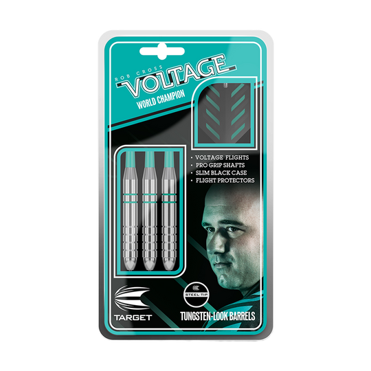 Target Rob Cross Silver Voltage Steeldarts - 24g