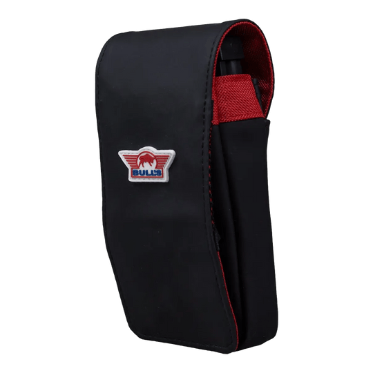 Bulls NL Spacecase Softcase Black-Red Abgebildet ist das Bulls NL Spacecase Softcase Schwarz-Rot. Es handelt sich um eine Darttasche für einfachen Transport.