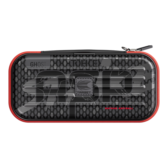 Abgebildet ist das Takoma Ghost Series Nathan Aspinall Dartcase. Das Dartcase bietet optimalen Schutz für Dartpfeile.
