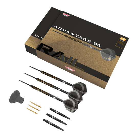 Bulls NL Advantage 95 Rail Convertible Point Steel Darts Bulls NL Advantage 95 Rail Convertible Point Steel Darts