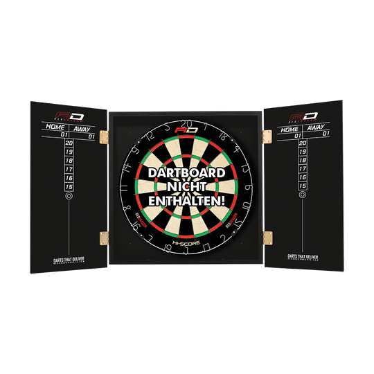 Red Dragon Gerwyn Price dartboard cabinet