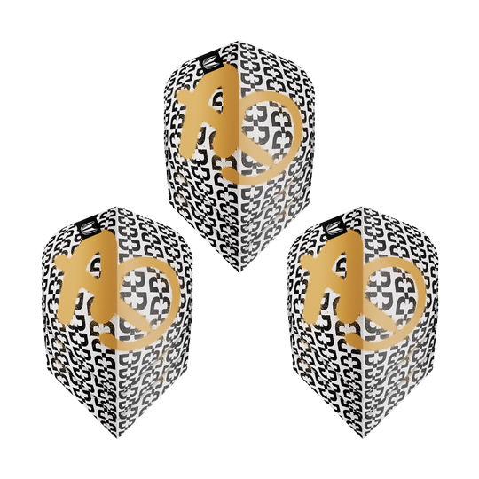 Abgebildet sind die Target Pro Ultra Bolide Envy No6 Flights im 3er-Set. Diese Flights werden für Dartpfeile verwendet.