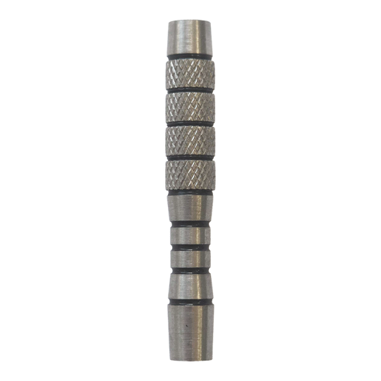 Das Bild zeigt McDart Knurled Teardrop Softdart Barrels mit einem Gewicht von 18g. Das Produkt ist für Softdartspieler geeignet.