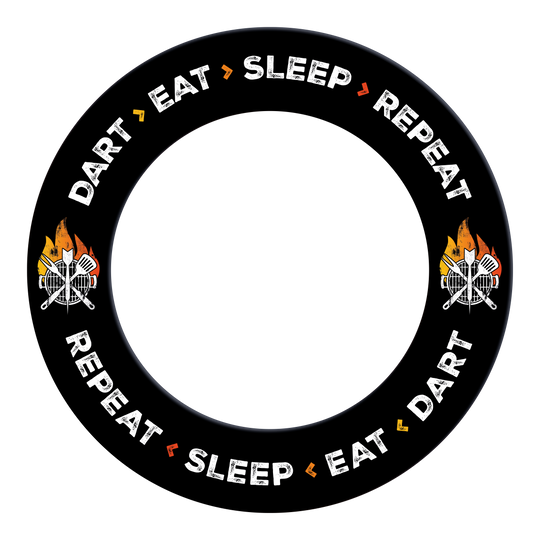 McDart Dartboard Surround - Dart Eat Sleep Repeat