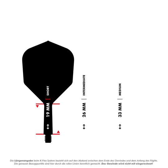 Target K-Flex No2 Standard Flight System - Clear