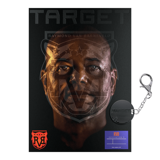 Target Raymond Van Barneveld GEN6 Swiss Point steel darts Das Bild zeigt die Target Raymond Van Barneveld GEN6 Swiss Point Steeldarts. Sie sind für Turnierspieler geeignet und zeichnen sich durch ihr besonderes Design aus.