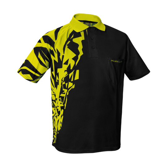 Harrows Rapide Darts Shirt - Yellow