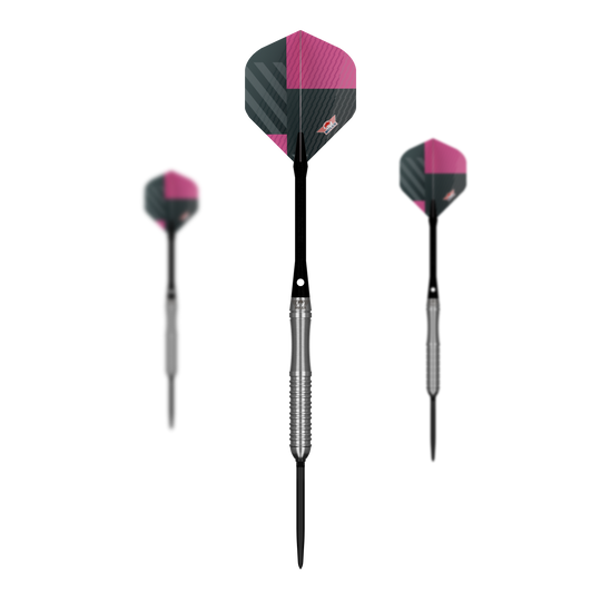 Bulls NL Volt Pink Convertible Point Steel Darts Bulls NL Volt Pink Convertible Point Steel Darts