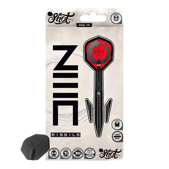 Shot ZEN Missile Turbo Point Steeldarts - 23g