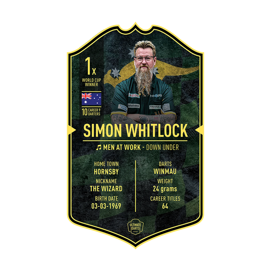 Ultimate Darts Card - Simon Whitlock