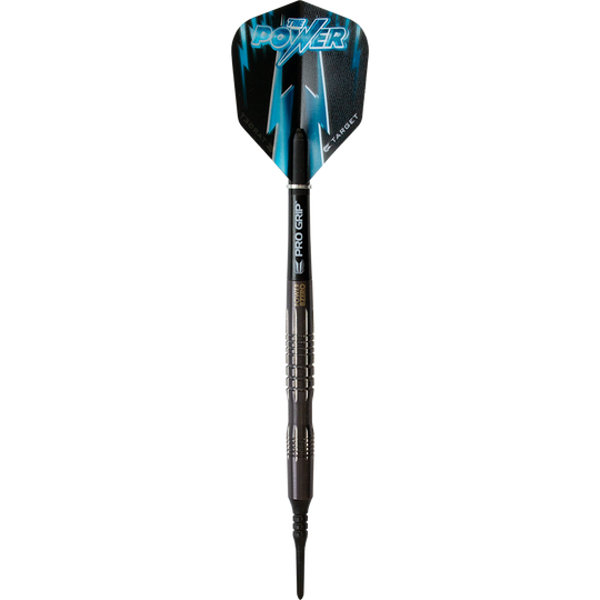 Target Phil Taylor 8Zero Black Titanium Soft Darts - 18g