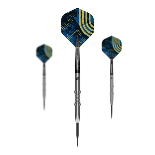 GOAT Javelin Steel Darts Zu sehen ist das Produkt GOAT Javelin Tungsten Steeldarts. Der Dartpfeil besteht aus robustem Tungsten.