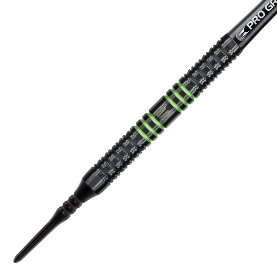 Target Vapor8 Black Green Soft Darts - 18g