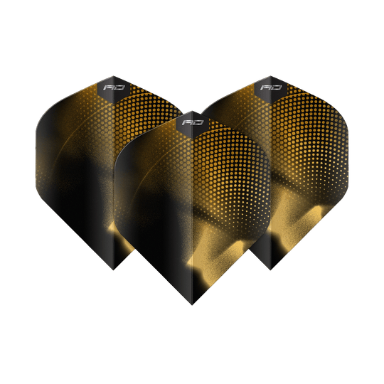 Das Bild zeigt die Red Dragon Hardcore Premium Ascend Premium No2 Standard Flights. Die Flights sind für den Dart-Sport geeignet.