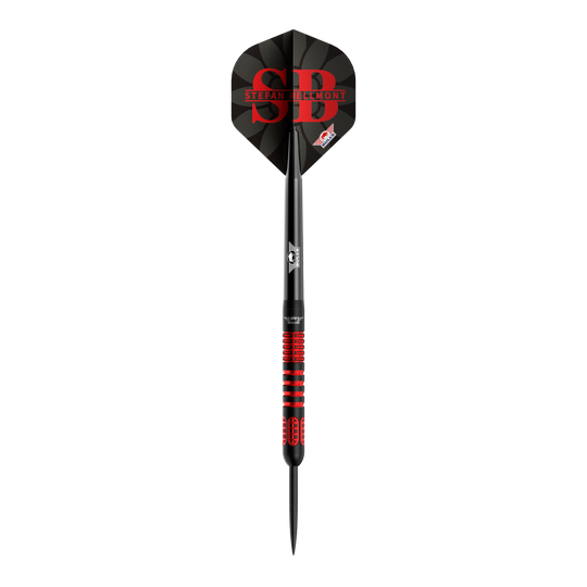 Bulls NL Stefan Bellmont 90 steel darts - 23g Diese Abbildung zeigt die Bulls NL Stefan Bellmont 90 Steeldarts 23g. Die Steeldarts zeichnen sich durch ihr stilvolles Design und hohe Qualität aus.