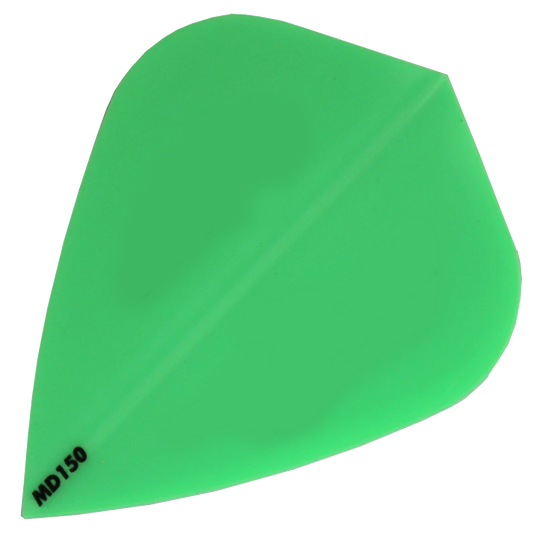 MD150-Kite-Gr-n Auf dem Foto ist ein MD150 Kite Flight von McDart zu sehen. Dieses Zubehör wird für Dartpfeile verwendet.