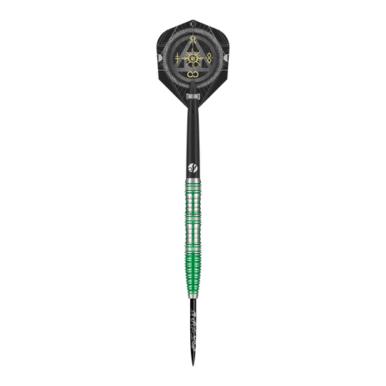 Shot Alchemy Mythril steel darts Gezeigt werden die Shot Alchemy Mythril Steeldarts. Sie sind beliebt bei professionellen und Freizeitspielern.