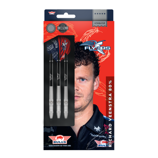 Bulls NL Richard Veenstra 80 steel darts - 23g