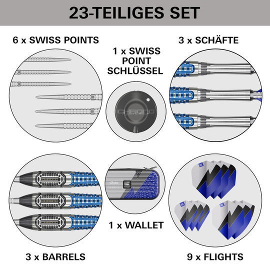 Target Phil Taylor Power X Chrono Swiss Points steel darts