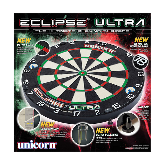 Unicorn Eclipse Ultra steel dartboard