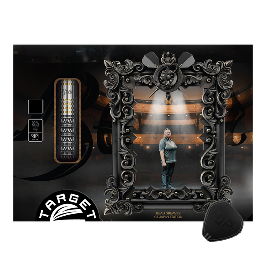 Target Japan Beau Greaves Japan Edition Swiss Point Steeldarts Dieses Bild präsentiert die Target Japan Beau Greaves Japan Edition Swiss Point Steeldarts. Die Darts sind ideal für professionelle und ambitionierte Spieler.