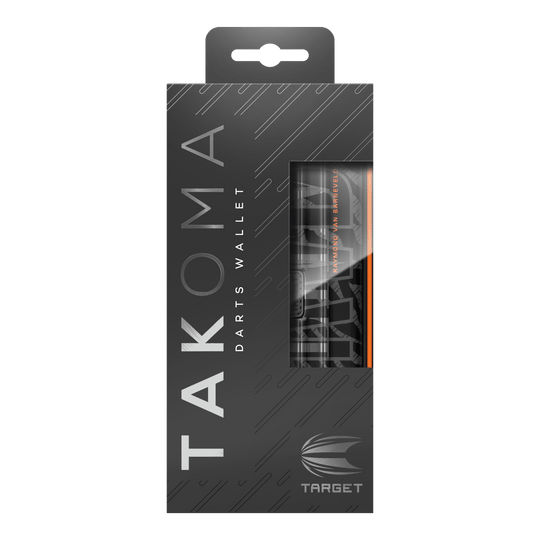 Das Bild zeigt das Takoma Ghost Series Raymond Van Barneveld Dartcase. Es handelt sich um ein spezielles Dart-Etui für Dartzubehör.