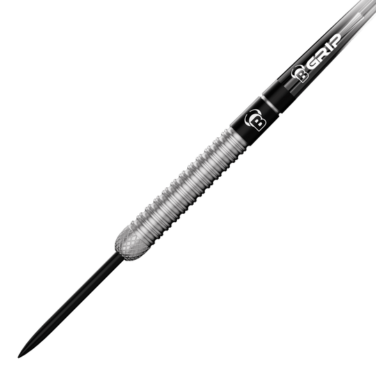 Bulls Leon Weber Steeldarts Das Foto zeigt die Bulls Leon Weber Steeldarts. Diese Darts sind für präzises Werfen entwickelt.