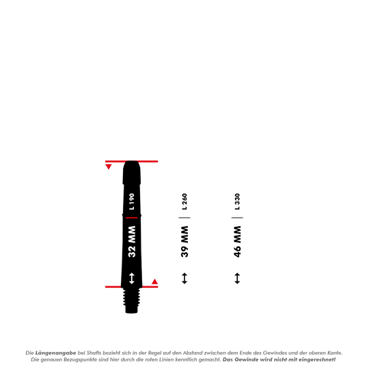 L-L-Style-Shaft Locked Straight Natural9 TwoTone Shafts - Blau