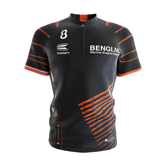 Target Coolplay Collarless Raymond Van Barneveld 2023 dart shirt