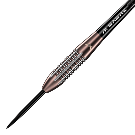 Mission Arkitekt Bronze Silica PVD Steeldarts - 23.5g Das Bild zeigt die Mission Arkitekt Bronze Silika PVD Steeldarts mit einem Gewicht von 23,5g. Die Steeldarts haben ein elegantes Bronze-Design.
