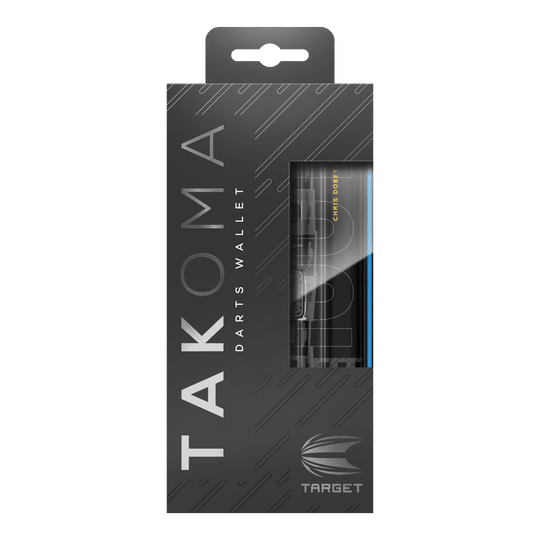 Takoma Ghost Series Chris Dobey dart case Auf dem Foto ist das Takoma Ghost Series Chris Dobey Dartcase zu sehen. Diese Darttasche wurde für Chris Dobey entworfen.