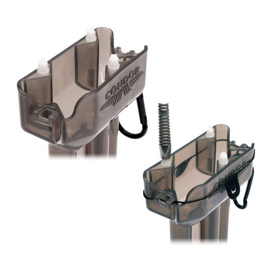 Condor DUAL Dartcase Das Bild zeigt den Condor DUAL Dartcase in transparenter Ausführung. Die Darttasche bietet Platz zur sicheren Aufbewahrung von Dartpfeilen und Zubehör.