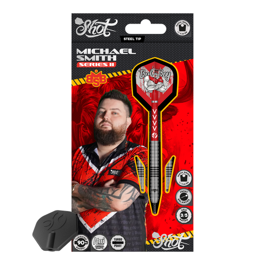 Shot Michael Smith Series 2 Turbo Point steel darts Shot Michael Smith Series 2 Turbo Point steel darts