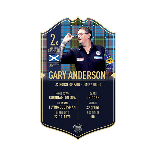 Ultimate Darts Card - Gary Anderson