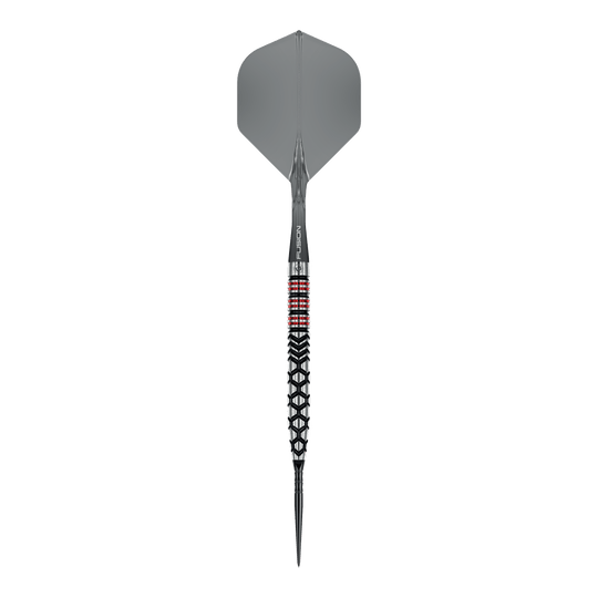 Dieses Bild zeigt einen einzelnen Winmau Fornax Tapered Switch Point Steeldart. Der Dart besitzt eine spezielle Tapered-Form.