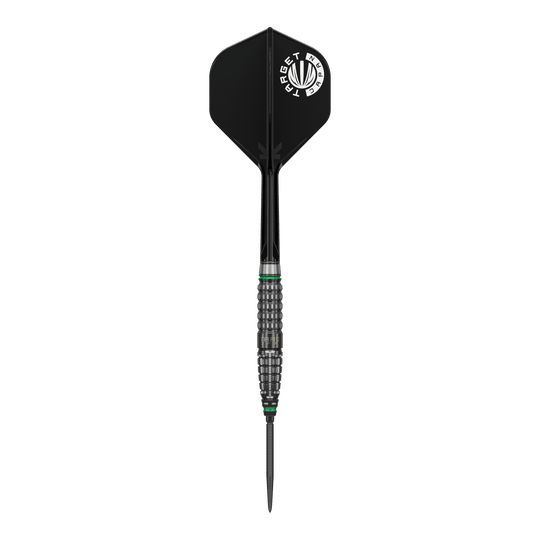 Dargestellt ist das Produkt Target Japan Prime Series Akito Yamagata Scream GEN2 Swiss Point Steeldarts - 23g. Es handelt sich um hochwertige Steeldarts für Wettkampfspieler.